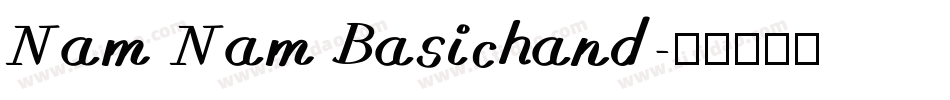 Nam Nam Basichand字体转换